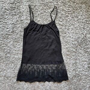 By Together You and I Lace Mesh Cami Tank Top Women Medium Y2K Whimsigoth Fairy